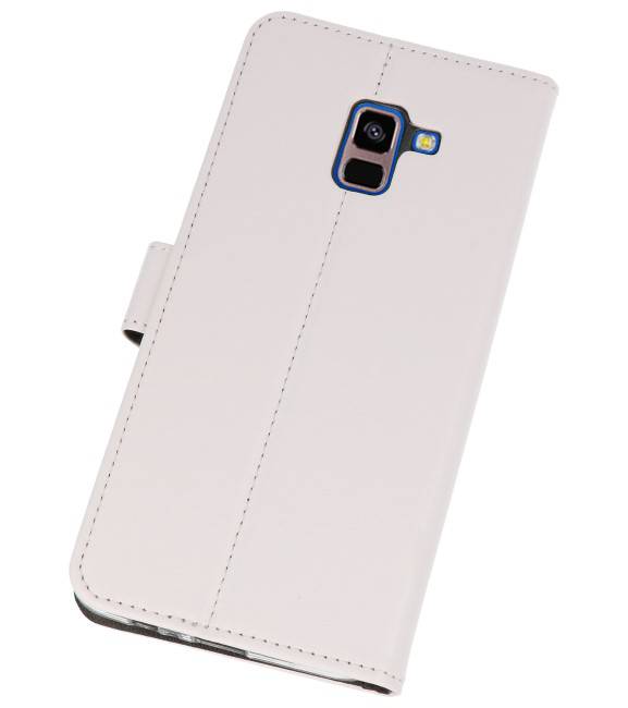 Estuche con monedero para Galaxy A8 2018 Blanco