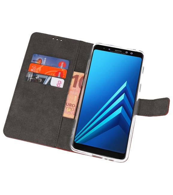 Custodia a Portafoglio per Galaxy A8 2018 Marrone