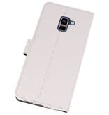Wallet Cases Case for Galaxy A8 Plus 2018 White