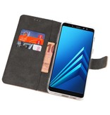 Etuis portefeuille pour Galaxy A8 Plus 2018 Gold