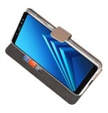 Wallet Cases Case for Galaxy A8 Plus 2018 Gold