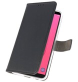 Wallet Cases Tasche für Galaxy J8 Schwarz
