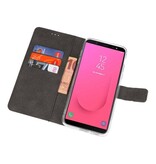 Wallet Cases Tasche für Galaxy J8 Weiß