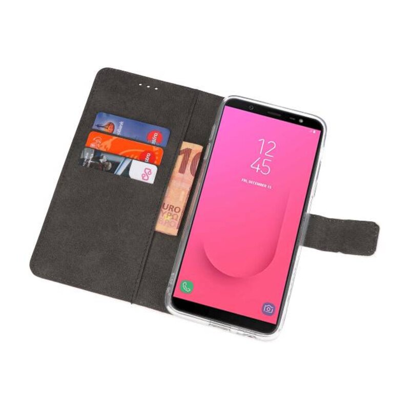 Custodia a Portafoglio per Galaxy J8 Bianco