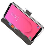 Wallet Cases Tasche für Galaxy J8 Weiß