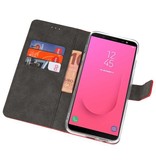 Wallet Cases Case for Galaxy J8 Red