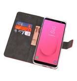 Custodia a Portafoglio per Galaxy J8 Rosso