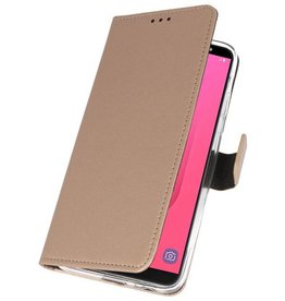 Etuis portefeuille pour Galaxy J8 Gold