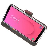 Etui für Galaxy J8 Braun