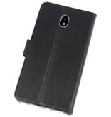 Wallet Cases Tasche für Galaxy J7 2018 Schwarz