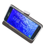 Wallet Cases Hoesje voor Galaxy J7 2018 Wit