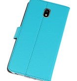 Wallet Cases Case for Galaxy J7 2018 Blue