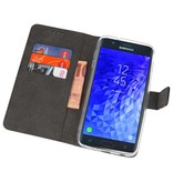 Wallet Cases Tasche für Galaxy J7 2018 Navy