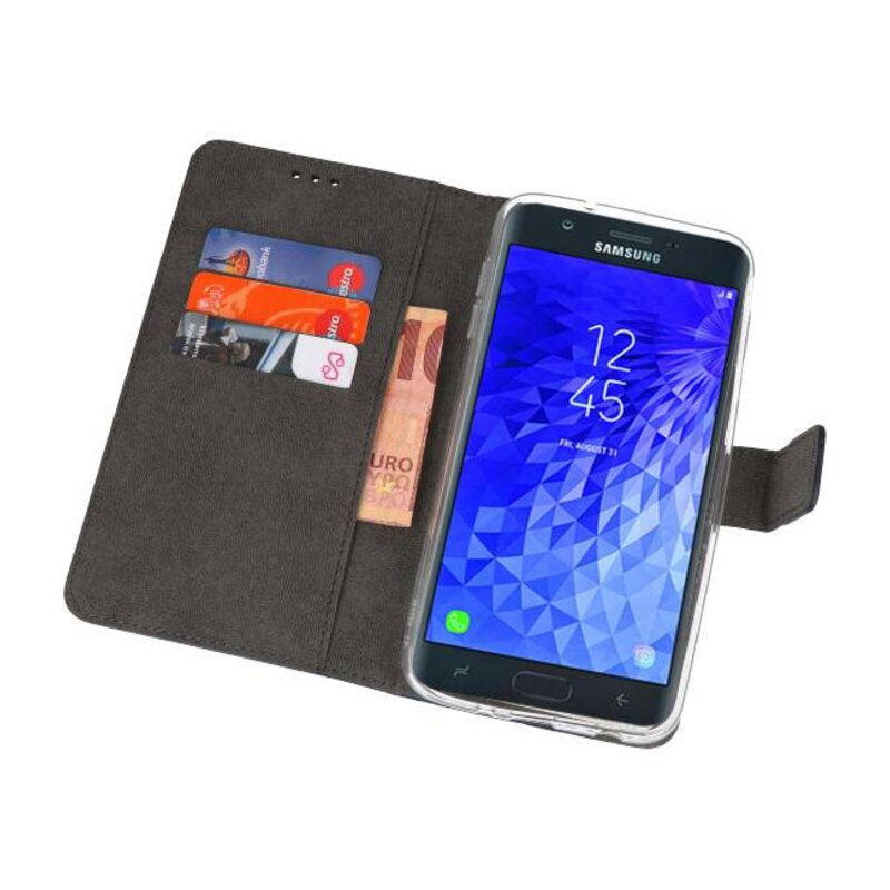 Estuche con monedero para Galaxy J7 2018 Navy