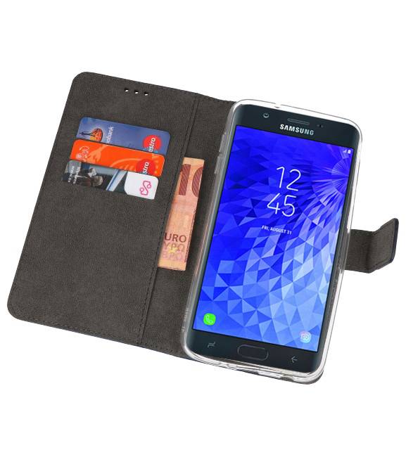 Etuis portefeuille pour Galaxy J7 2018 Navy