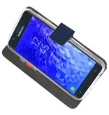 Etuis portefeuille pour Galaxy J7 2018 Navy