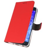 Wallet Cases Case for Galaxy J7 2018 Red