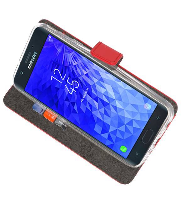 Wallet Cases Case for Galaxy J7 2018 Red