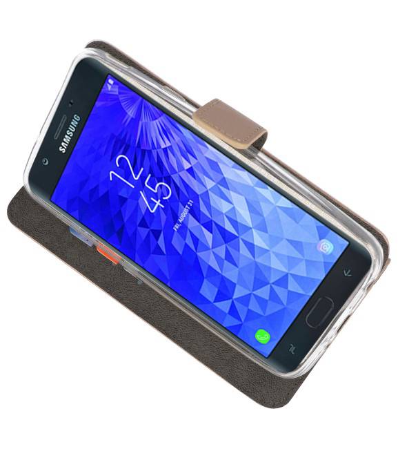 Wallet Cases Tasche für Galaxy J7 2018 Gold