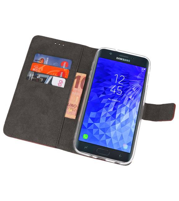 Wallet Cases Case for Galaxy J7 2018 Brown