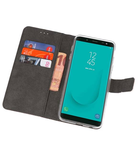 Wallet Cases Case for Galaxy J6 2018 White