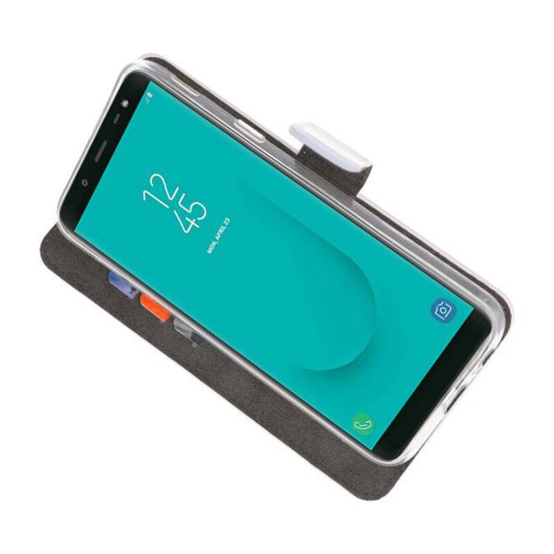 Custodia a Portafoglio per Galaxy J6 2018 Bianco