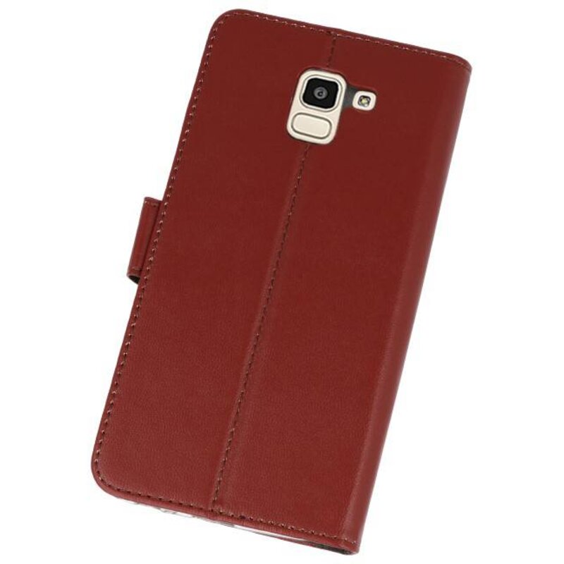Etuis portefeuille pour Galaxy J6 2018 Brown