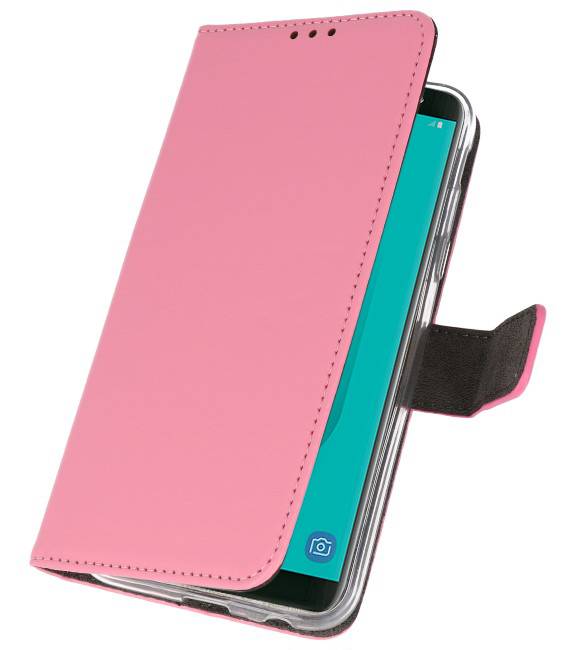 Custodia a Portafoglio per Galaxy J6 2018 Rosa