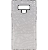 Custodie in silicone stile geometrico grigio Galaxy Note 9