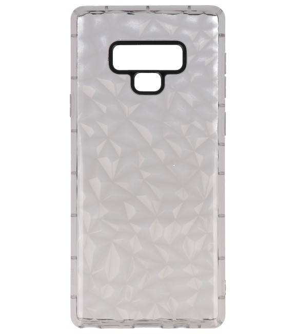 Custodie in silicone stile geometrico grigio Galaxy Note 9
