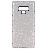 Custodie in silicone stile geometrico grigio Galaxy Note 9