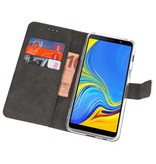 Wallet Cases Hoesje voor Galaxy A7 (2018) Wit