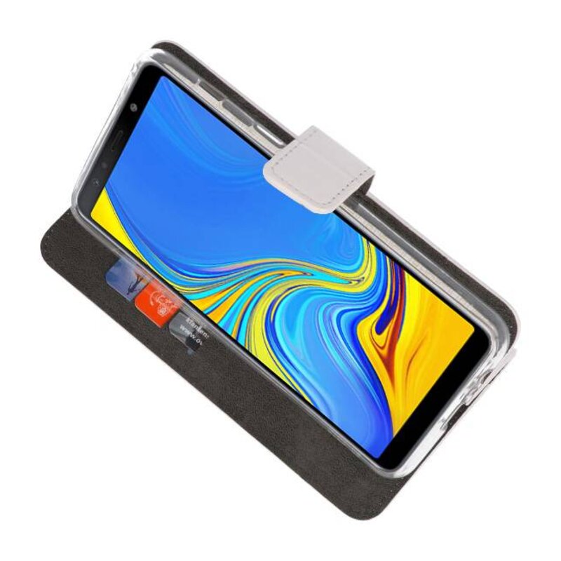 Wallet Cases Case for Galaxy A7 (2018) White