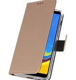 Etuis portefeuille Etui pour Galaxy A7 (2018) Or