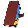 Wallet Cases Case for Galaxy A7 (2018) Brown