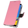 Veske Tasker Etui til Galaxy A7 (2018) Pink