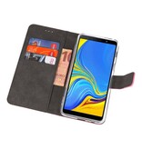 Veske Tasker Etui til Galaxy A7 (2018) Pink