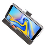 Etuis portefeuille pour Galaxy J6 Plus Blanc