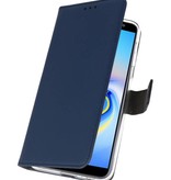 Etuis portefeuille Etui pour Galaxy J6 Plus Navy