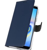 Wallet Cases Tasche für Galaxy J6 Plus Navy