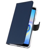 Etuis portefeuille Etui pour Galaxy J6 Plus Navy