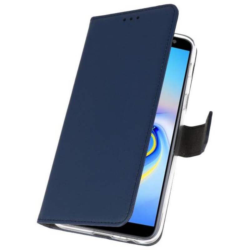 Estuches para billeteras para Galaxy J6 Plus Navy