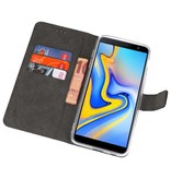 Wallet Cases Hoesje voor Galaxy J6 Plus Navy