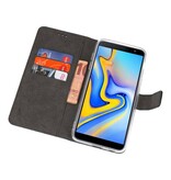 Wallet Cases Hoesje voor Galaxy J6 Plus Navy