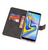 Wallet Cases Case for Galaxy J6 Plus Red