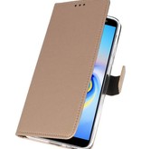 Etuis portefeuille Etui pour Galaxy J6 Plus Gold