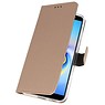 Etuis portefeuille Etui pour Galaxy J6 Plus Gold