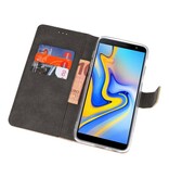 Wallet Cases Hoesje voor Galaxy J6 Plus Goud