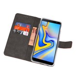 Custodia a Portafoglio per Galaxy J6 Plus Marrone