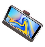 Wallet Cases Tasche für Galaxy J6 Plus Braun